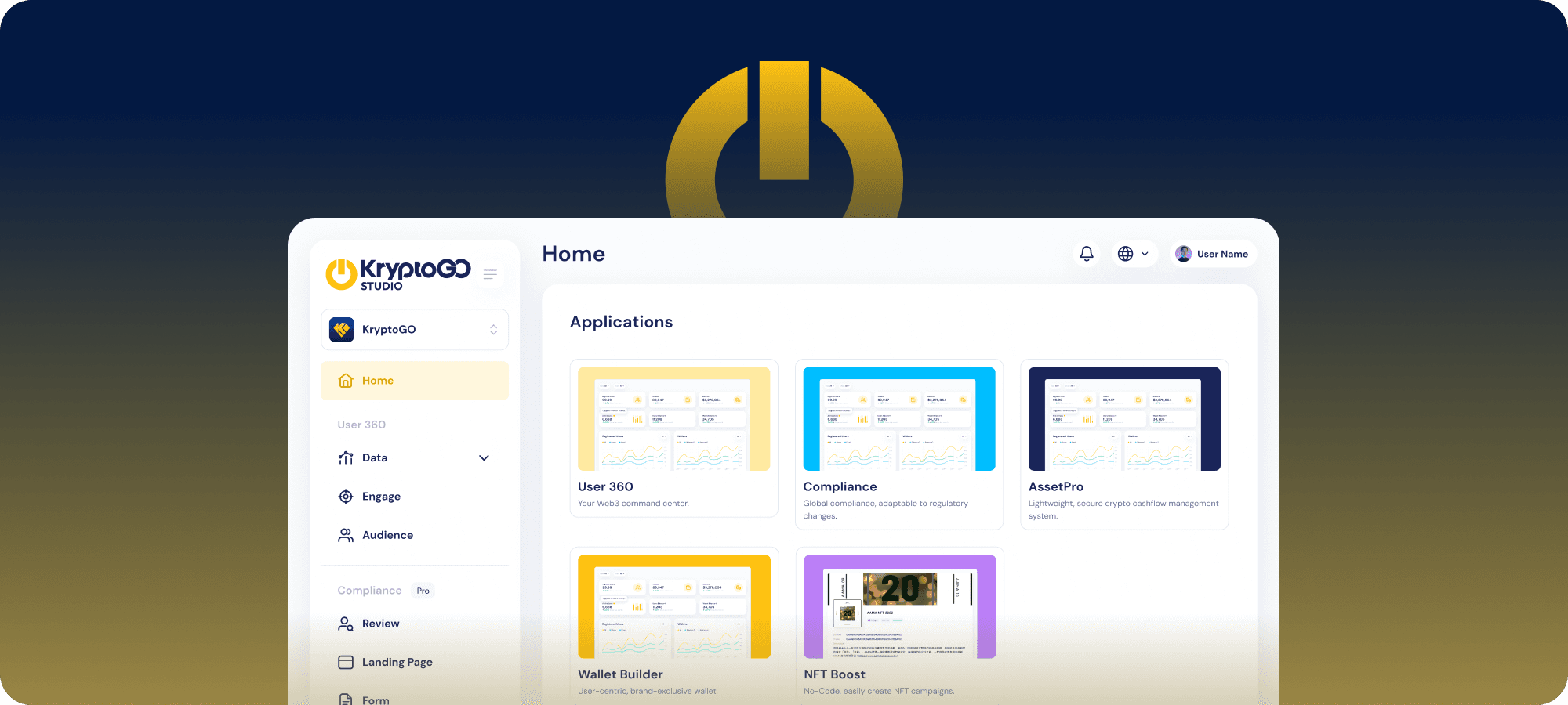 Studio overview banner